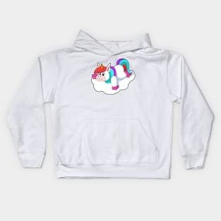 Unicorn on Clouds Kids Hoodie